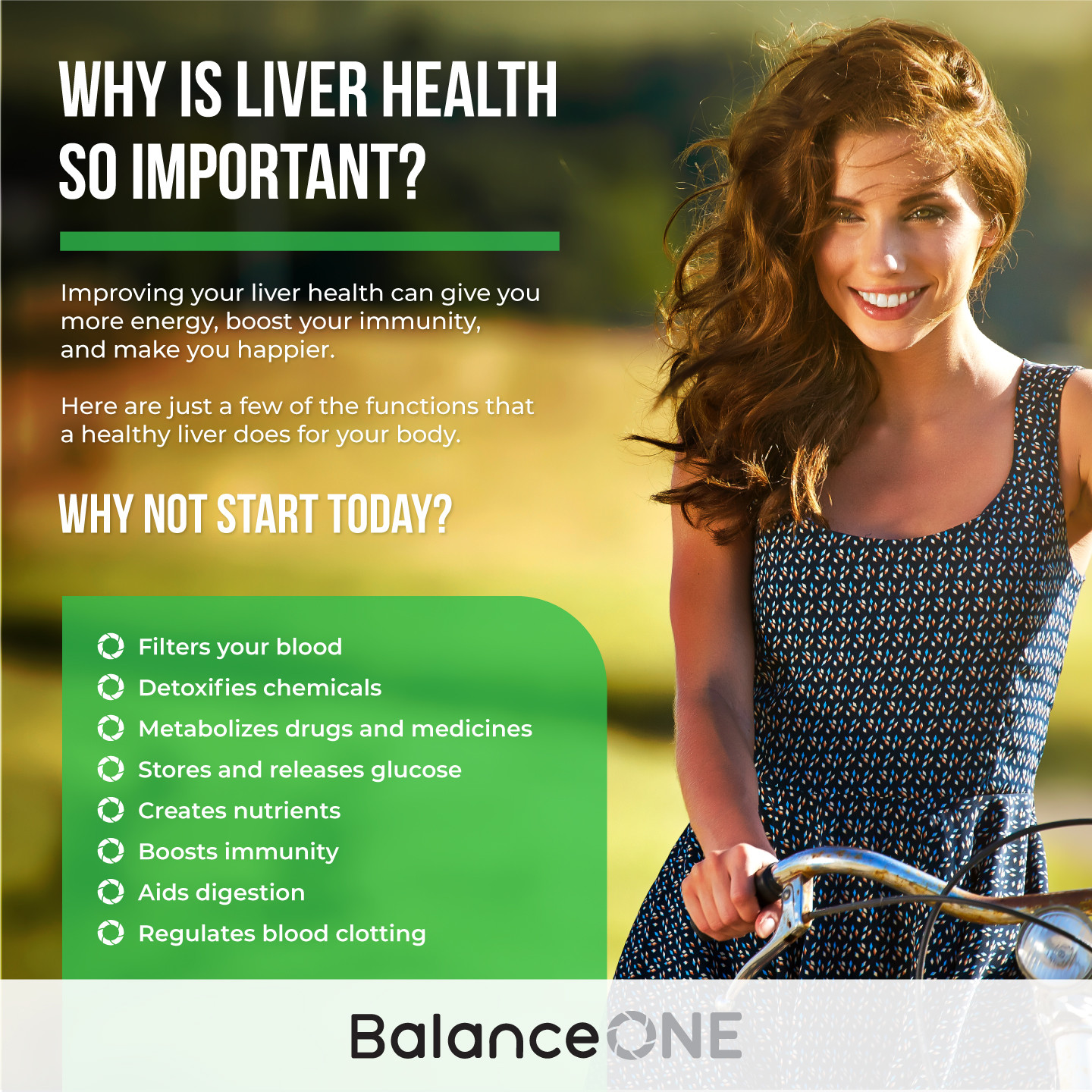 Liver One by Balance ONE – Milk Thistle, Dandelion, Artichoke – 30 Day Supply