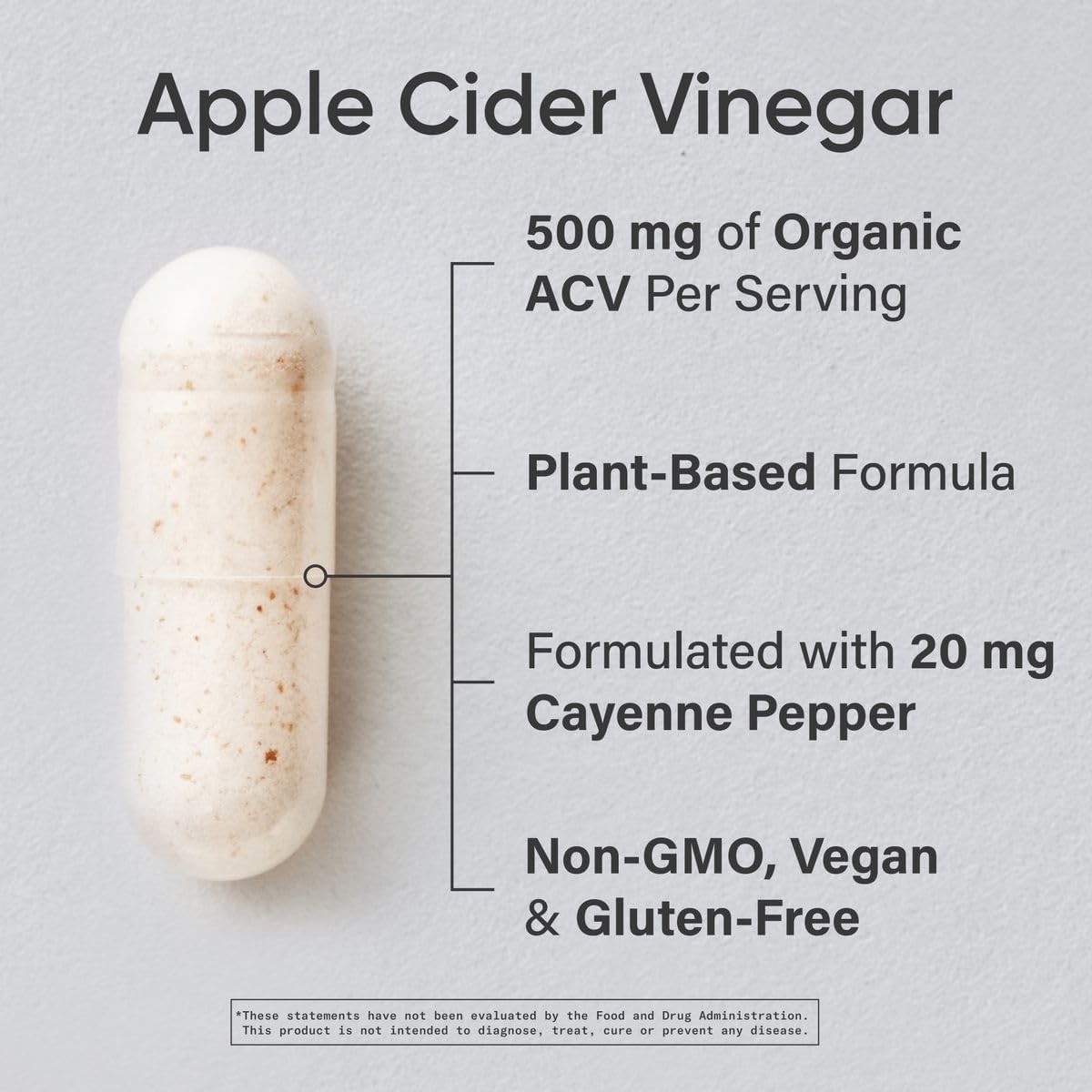 Apple Cider Vinegar with Cayenne Pepper 1500 MG (120ct) BB:01/27