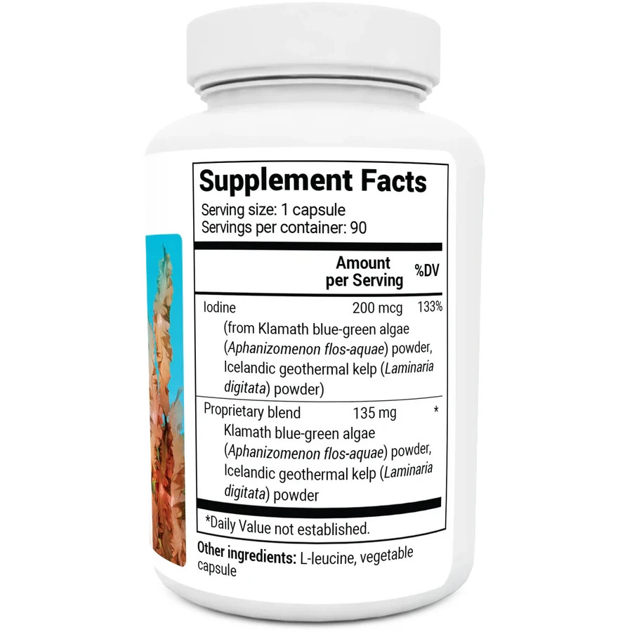 Dr Berg – Sea Kelp Enhanced Iodine – 90 Capsules