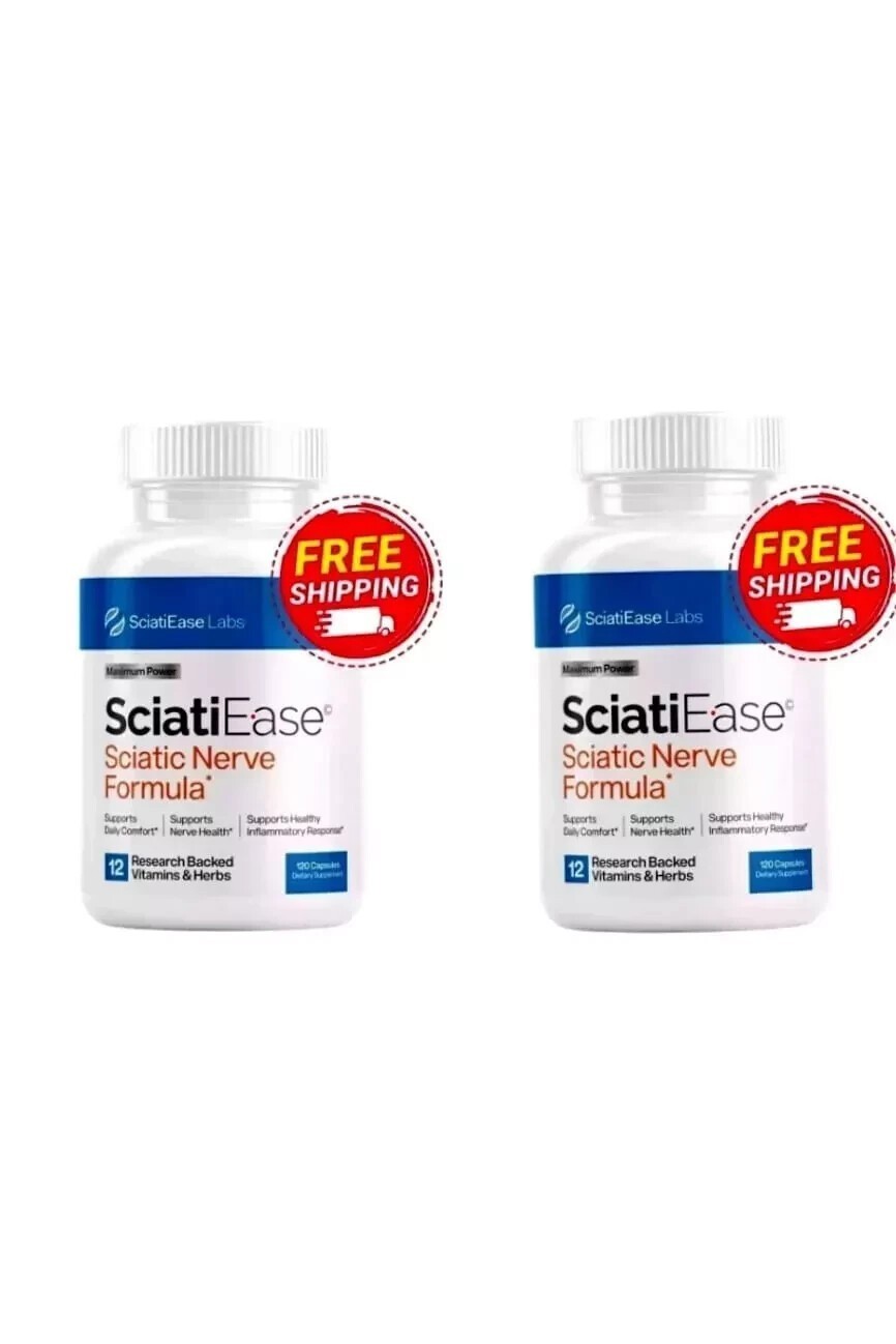3 Formula of SciatiEase Labs Sciati Ease & Sciatic packs Neural 120 capsules-