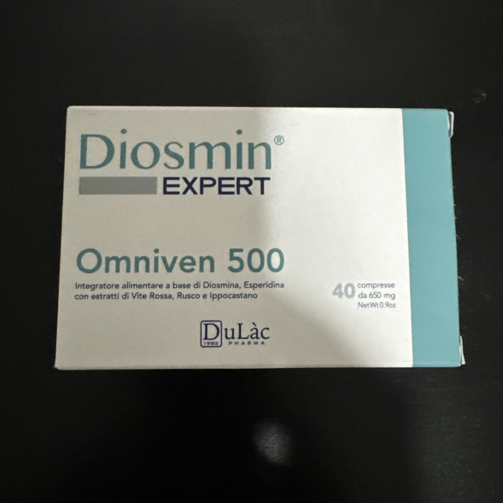 DuLac Pharma Diosmin Expert Omniven 500 w/ 40 Tablets blood & circulatory health