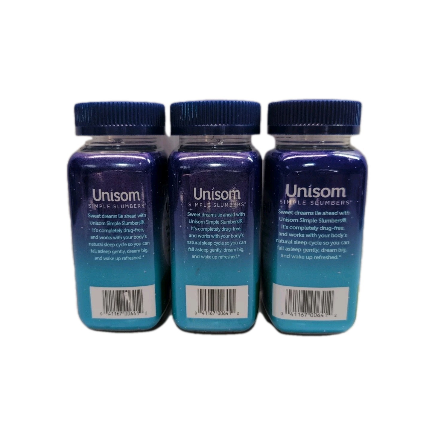 (3) Unisom Simple Slumbers Gummies Melatonin 5 mg 60 Ct Midnight Raspberry 2/26