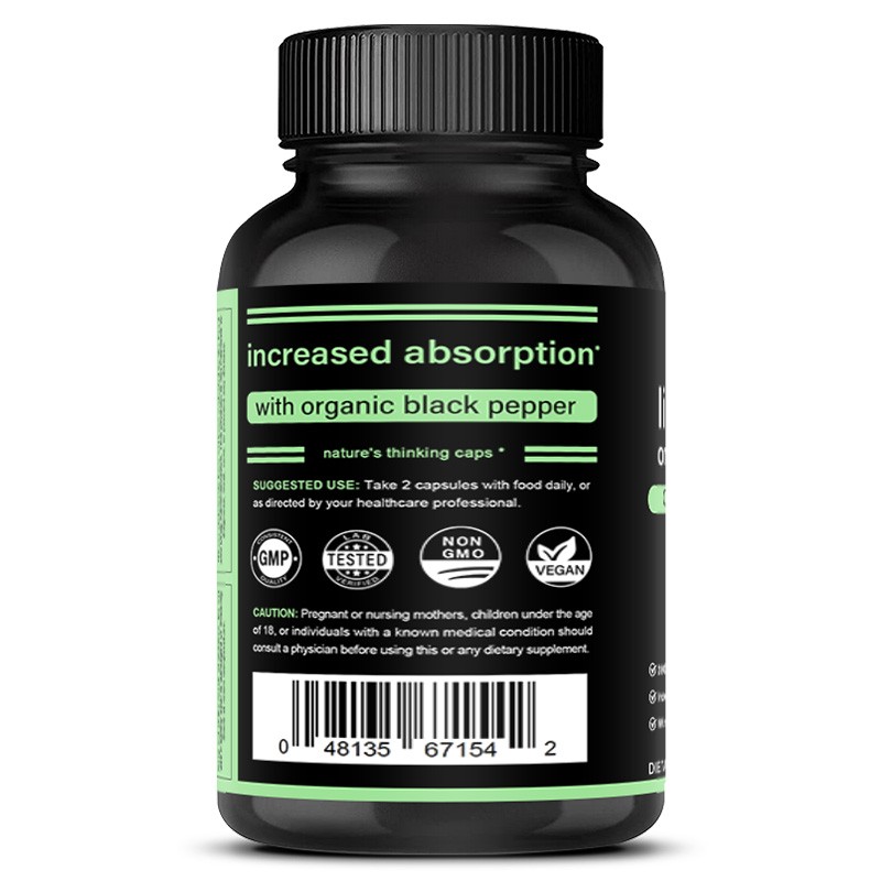 Mushrooms Lion’s Mane Capsules Supports Cognitive Function& Immune system Health