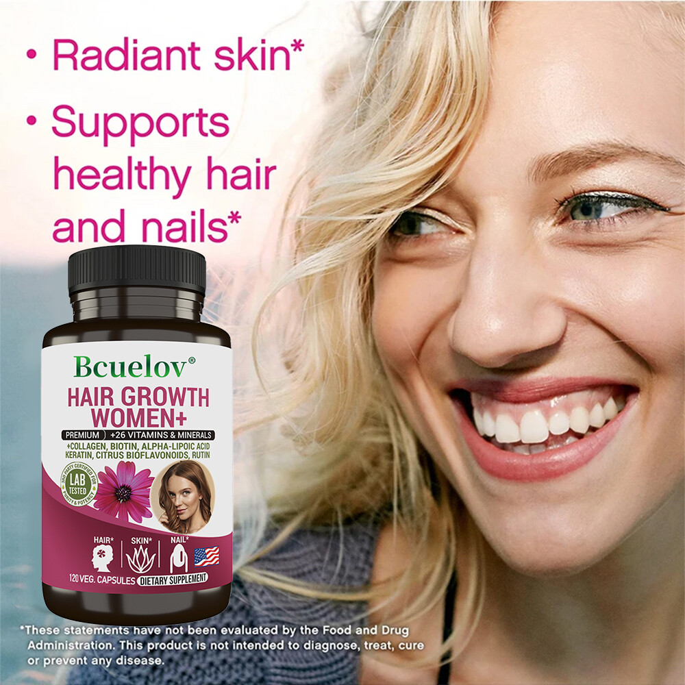 Women’s Hair Growth Supplement Capsules – 26 Minerals & Vitamins EXP – 06/2026