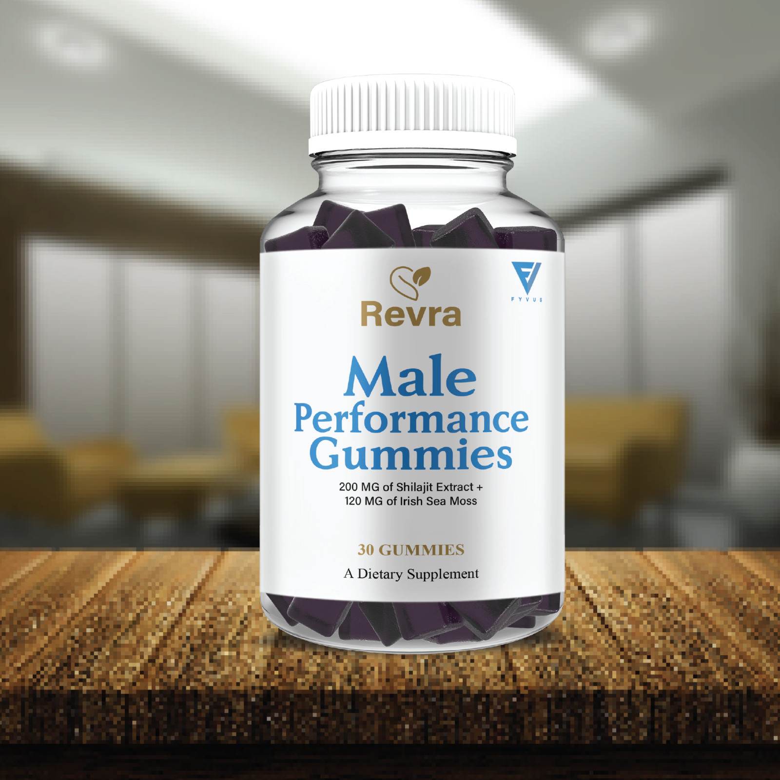 Revra Male Performance Gummies, Revra Daily Support (1 Month Formula)