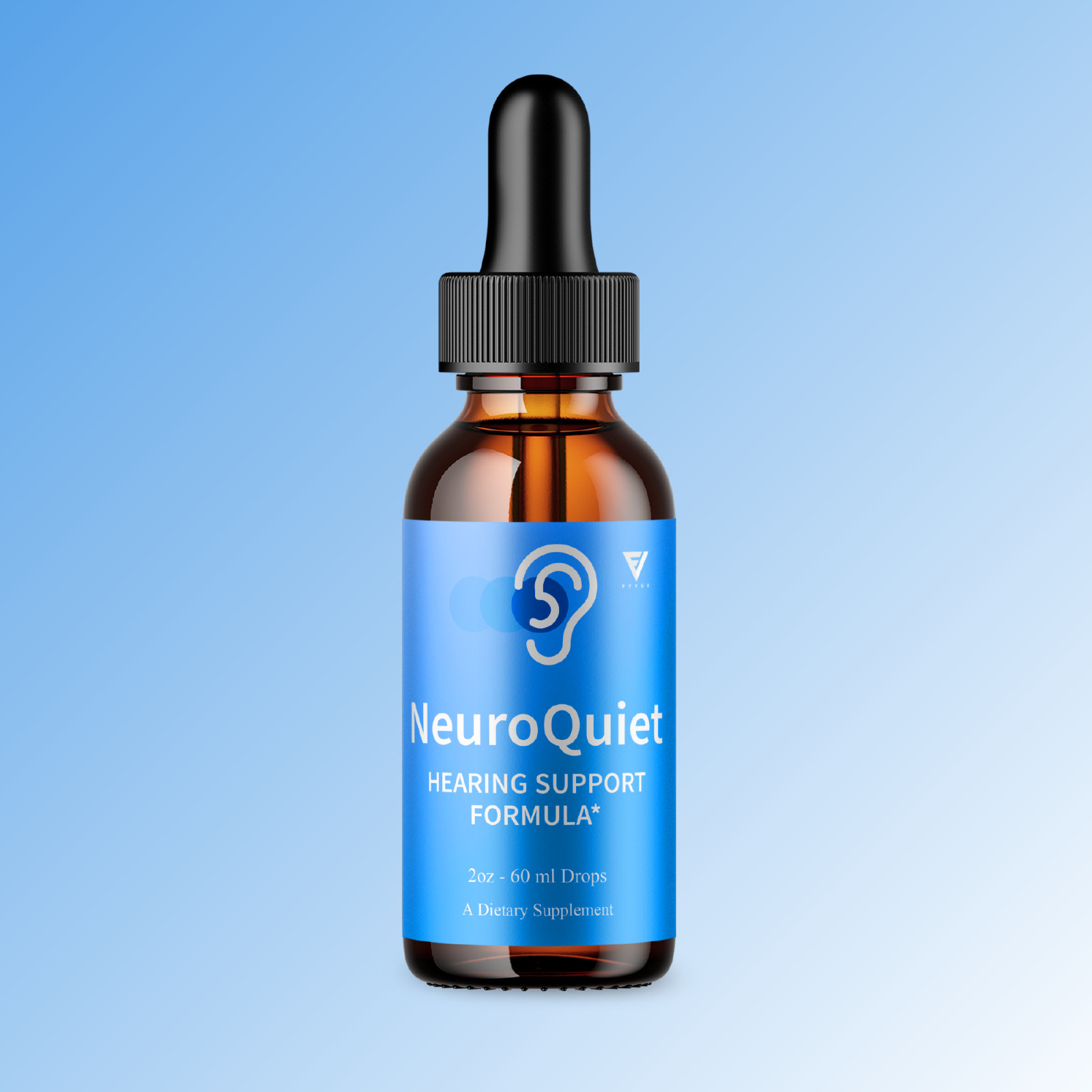 (3 Pack) Neuro Quiet Hearing Drops, NeuroQuiet Ear Health Supplement (6oz)