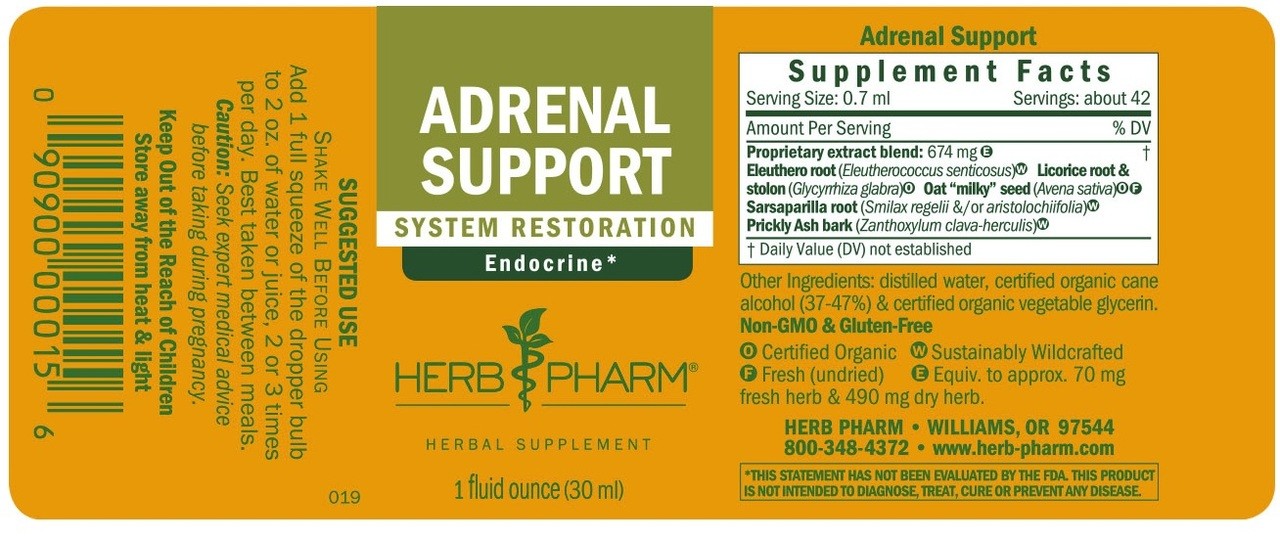 Herb Pharm Adrenal Support 4 oz