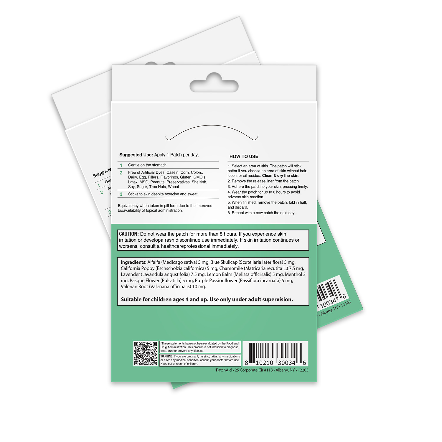 Sleep Aid Topical Patch for Kids by PatchAid – Melatonin-Free!