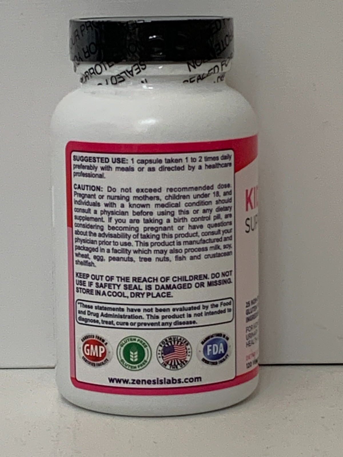 Kidney Support – Aids with UTI and overall Kidney health – 3 bottle set