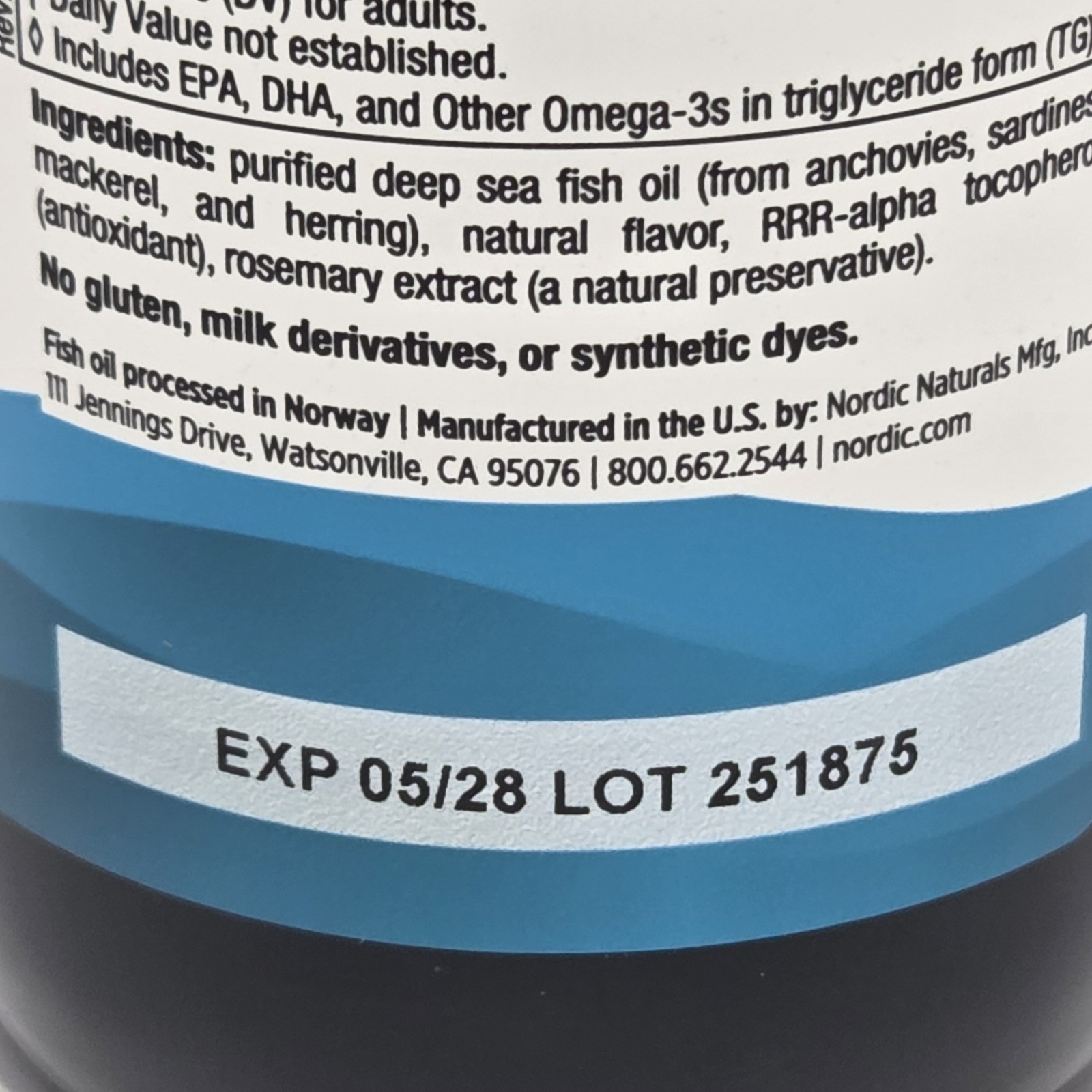 Nordic Naturals Omega-3 Lemon – Cognition, Heart Health, and Immune Support 8 Oz