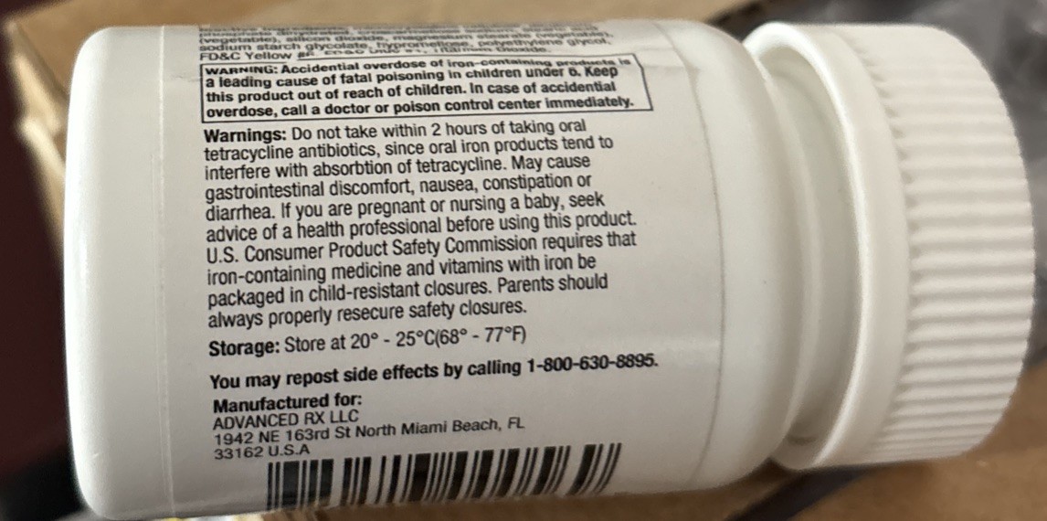 FERROUS GLUC 324 MG TAB 100 ferrous gluconate ORAL TABLET 324MG