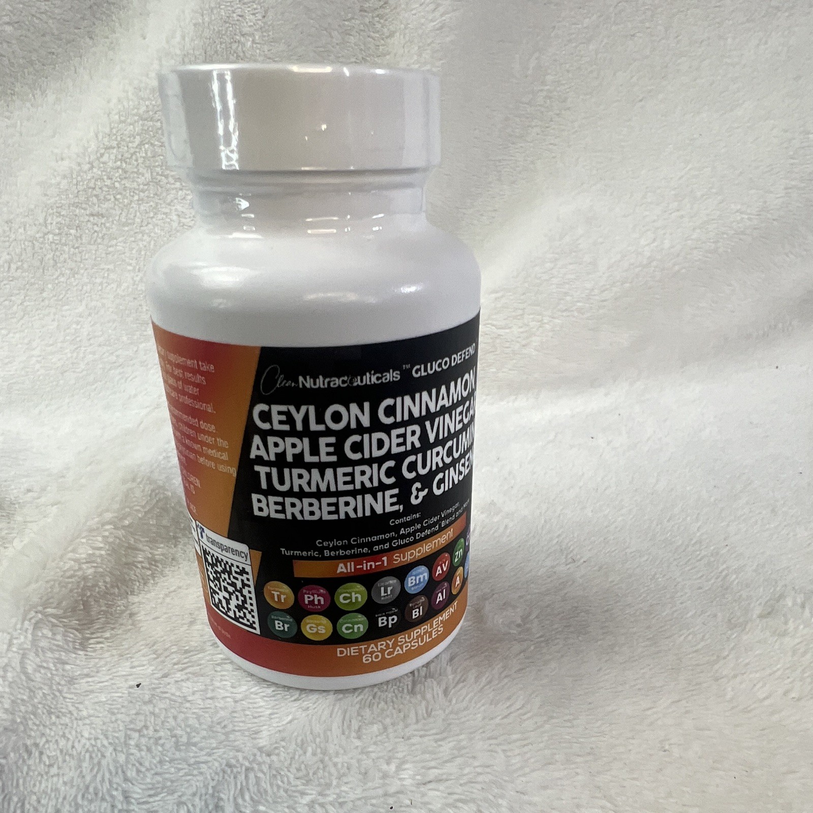 Clean Nutraceuticals Gluco Defend Blood Sugar Support 60 Caps EXP 08/2026