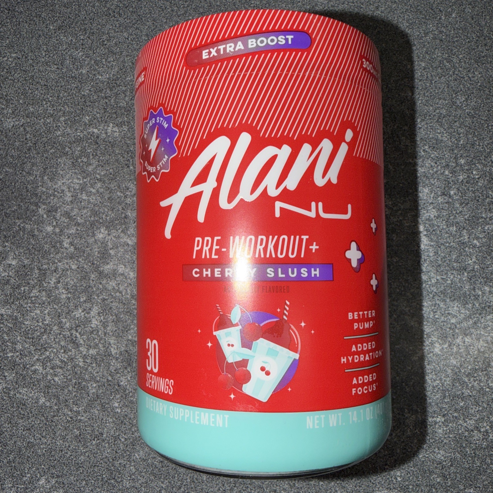 Pre-Workout+ – Cherry Slush (30 Servings) Free shipping!