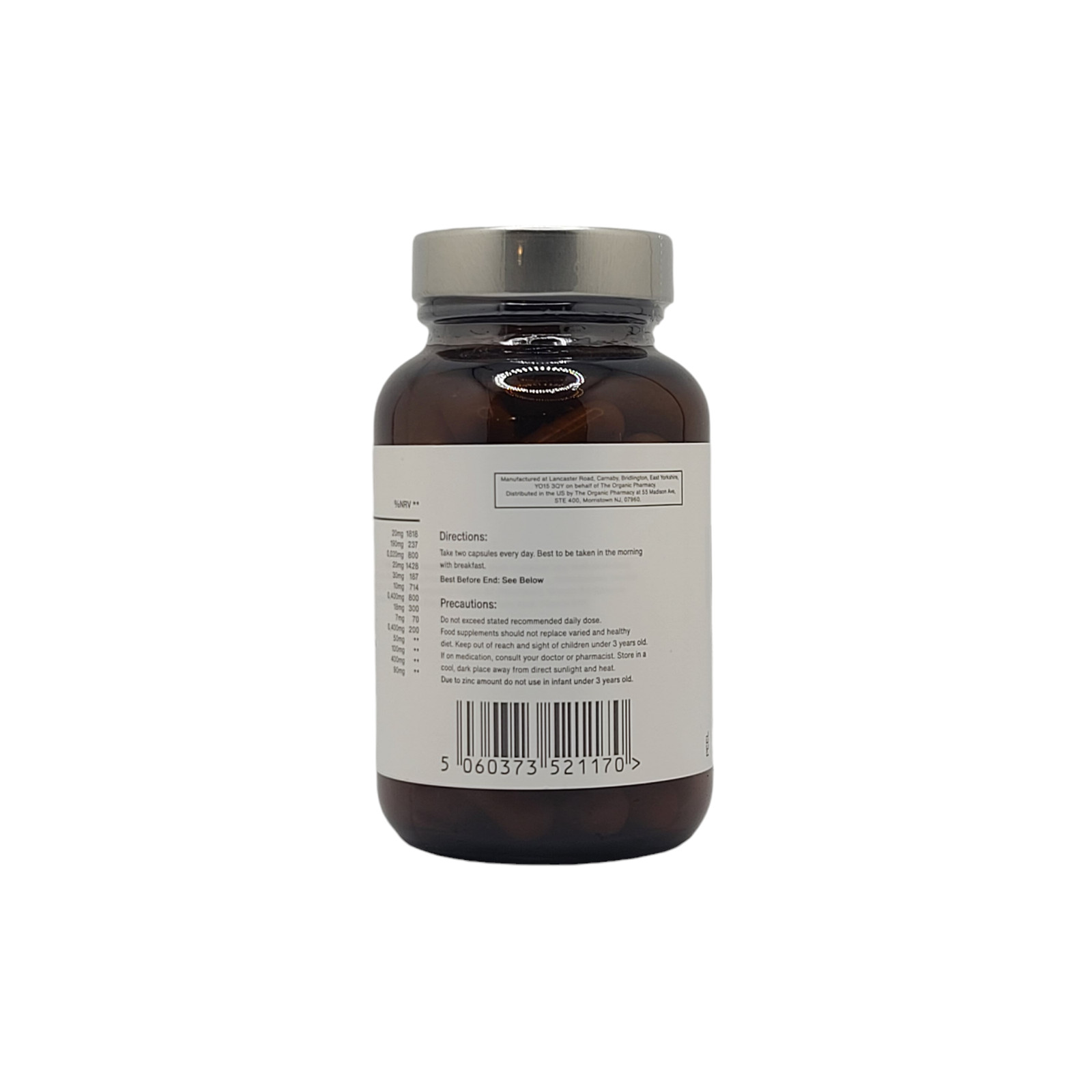 The Organic Pharmacy Essential Fatty Acid + B Complex 60 Capsules
