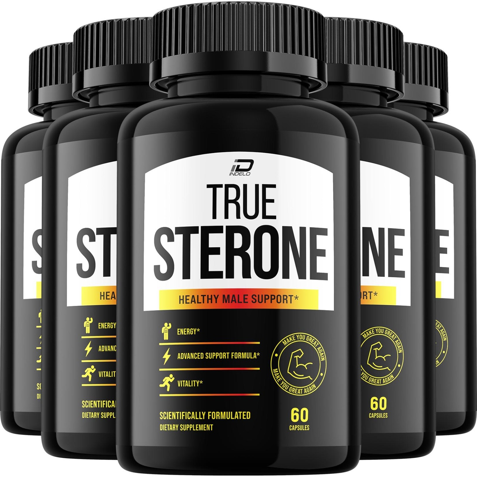 (5 Pack) True Sterone for Men Capsules – True Sterone Vitamin Complex Pills