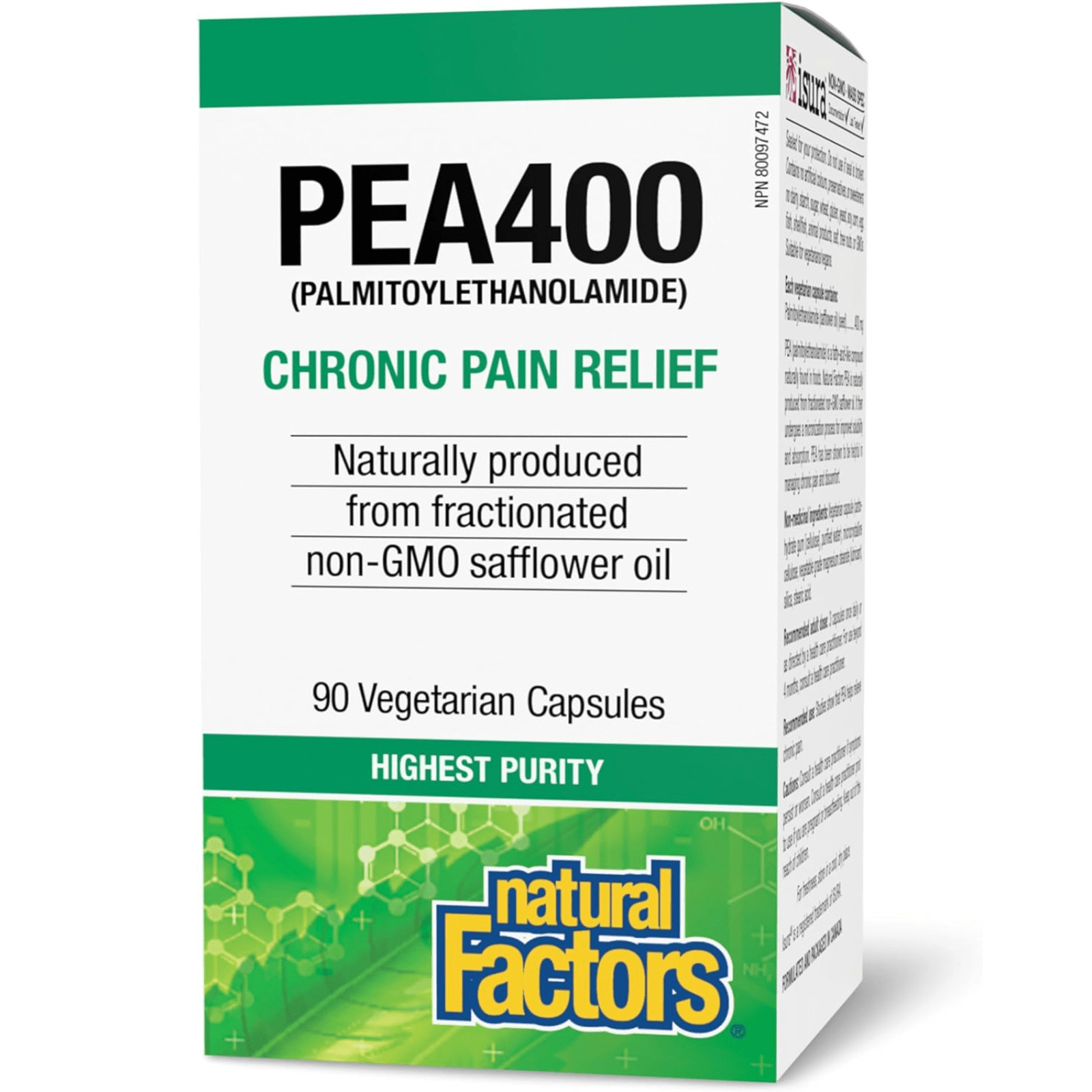 Natural Factors PEA400 PhytoResponse Supports Daily Balance 90 Capsules