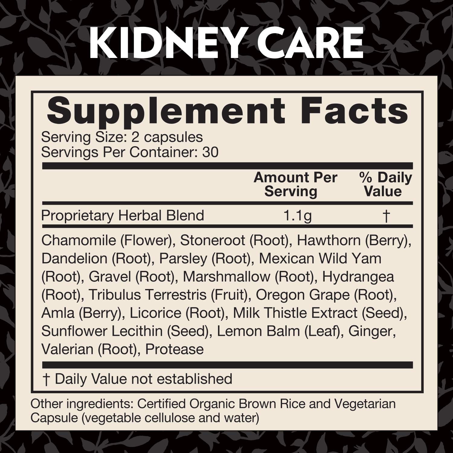 Crystal Star Kidney Care 60 Capsules – Herbal Supplement for Kidney Cleanse, …