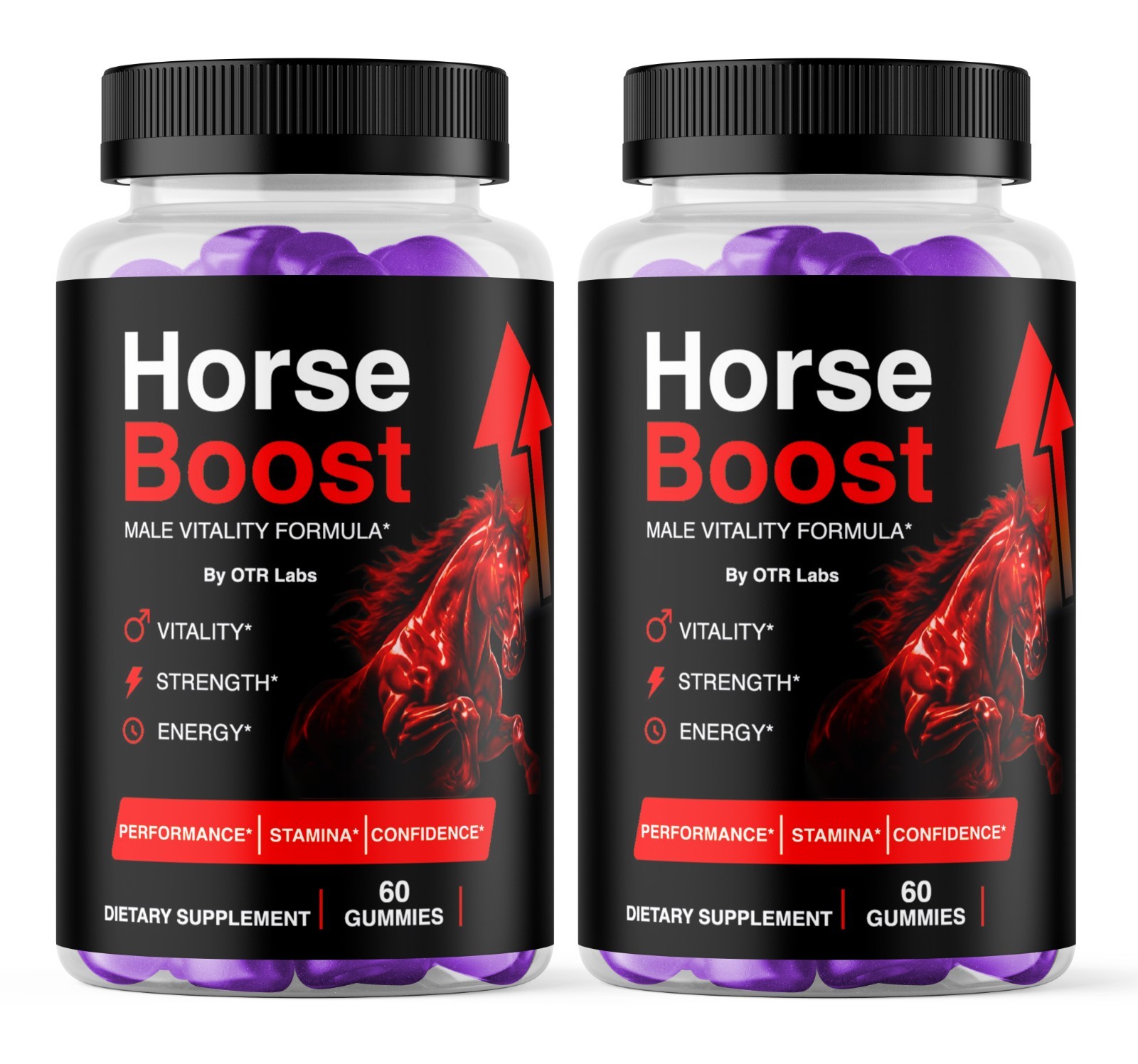 Horse Boost Male Performance Gummies, Horseboost for Men 120CT Gummy Supplement