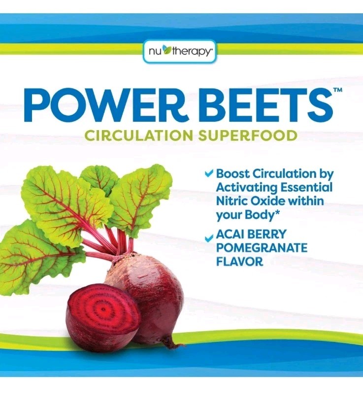 Nu-Therapy power beets powder, acai berry pomegranate, 5.8 oz, 30 serving
