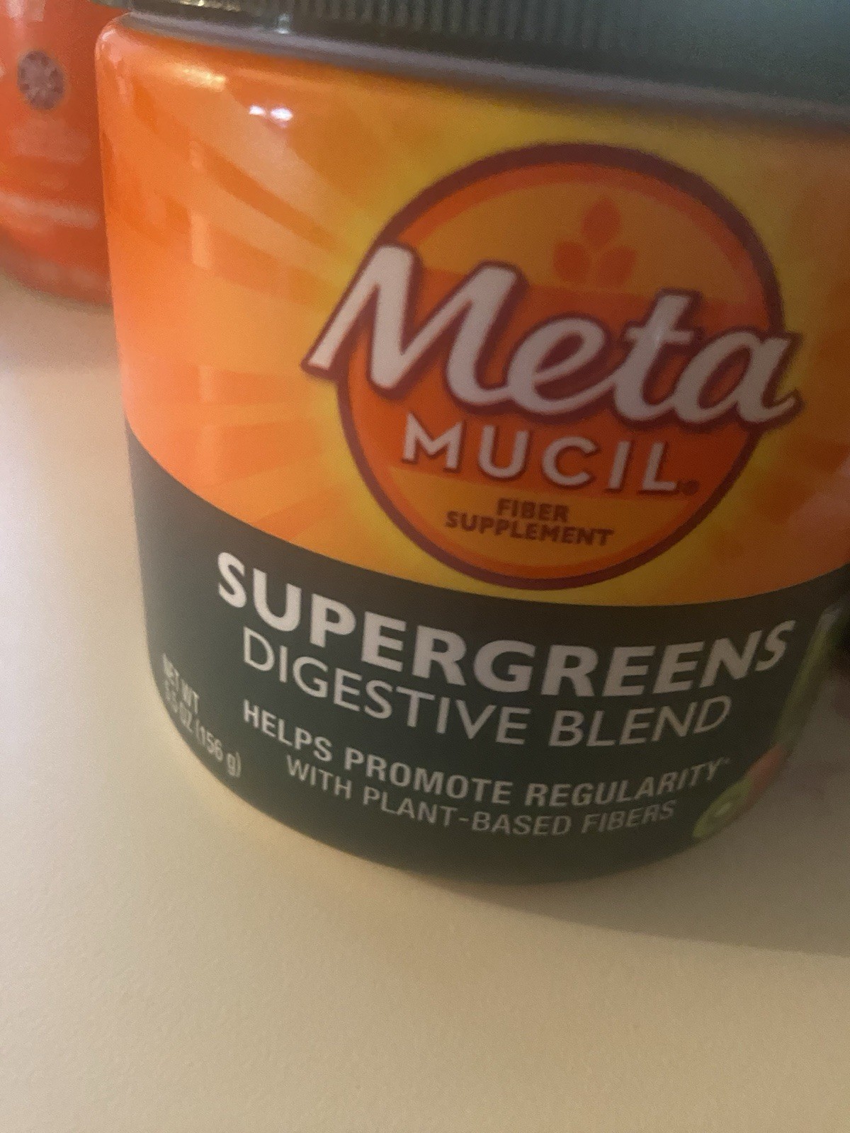 2 Metamucil Super Greens Digestive Blend Powder Fiber Kiwi Apple 5.5 Oz NEW