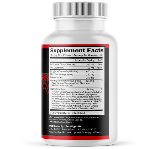 Eros Power Male Maximum Performance Advanced Formula Tablet- Two (2) Bottles