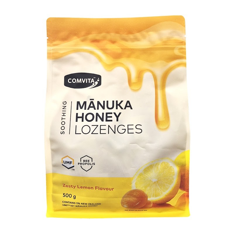 Manuka Honey Lemon Lozenges (500g) – 3 Pack