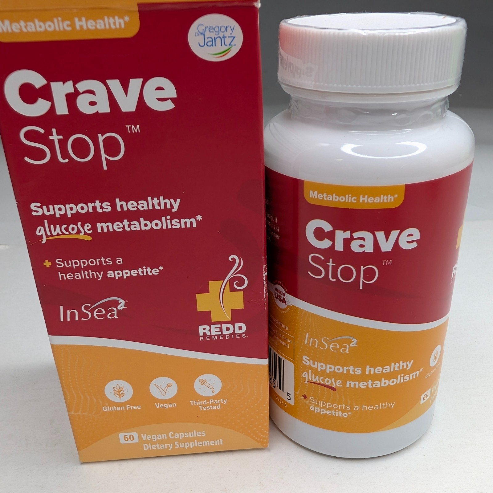 Redd Remedies Crave Stop Supplement 60 Capsules Exp 01/2027 Glucose Appetite
