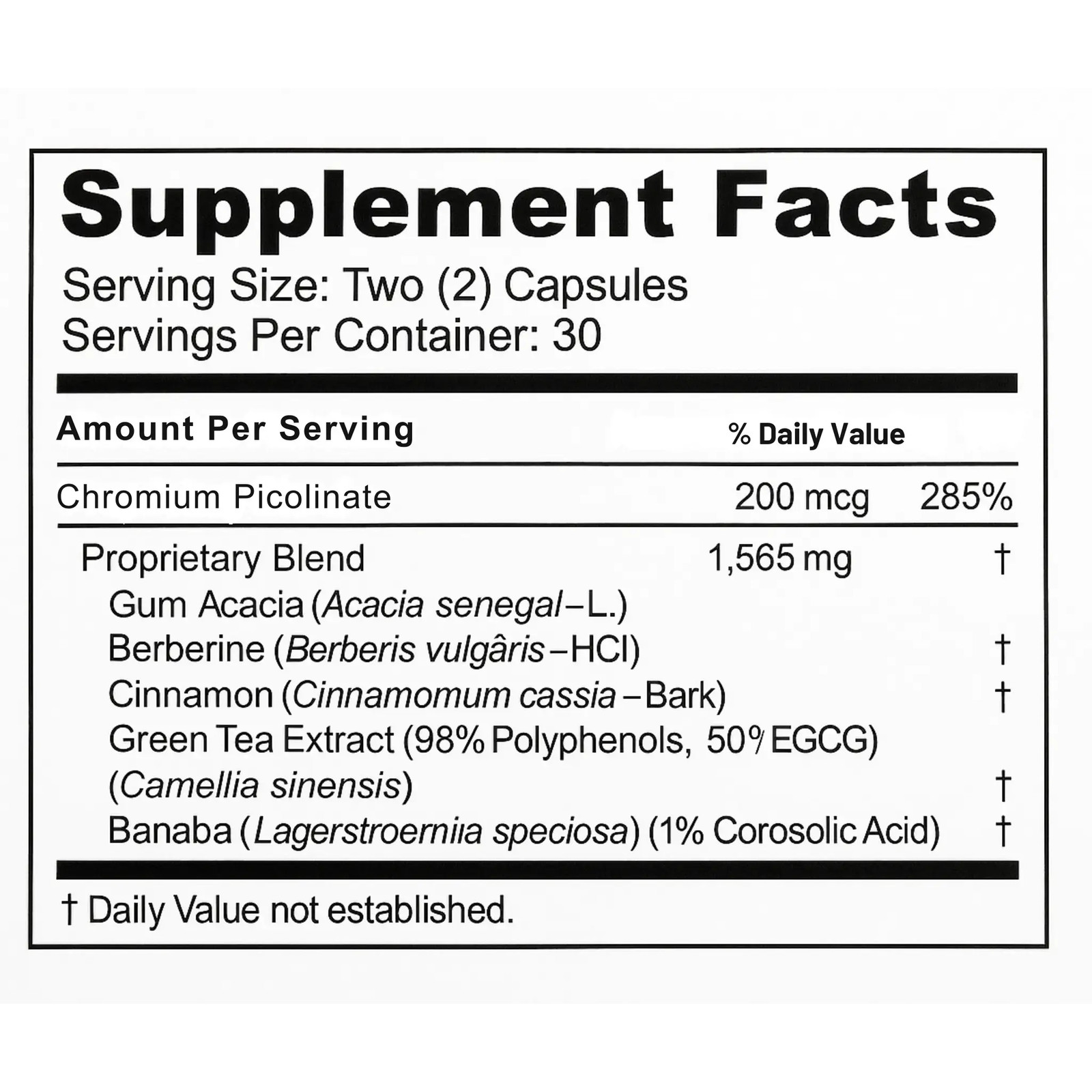 Manteniendo Tu Salud Glucosa Support, Sugar Balance, 60 Veg Capsules