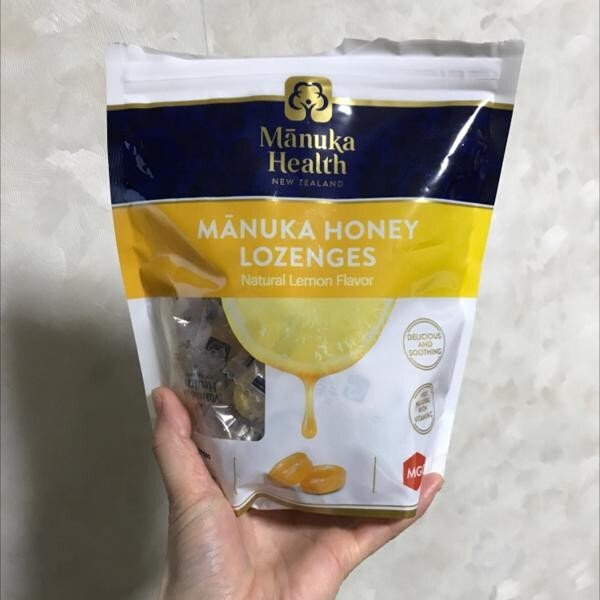 Manuka Health Manuka Honey Lemon Throat Lozenges Cough Drops 58 Lozenges