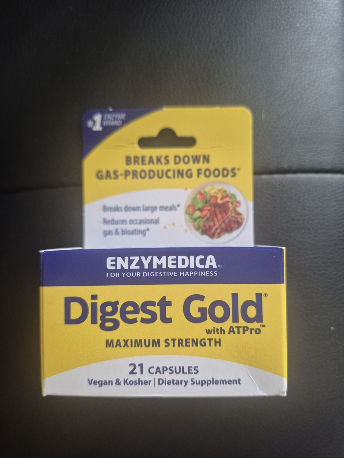 Enzymedica Digest Gold with ATPro Digestive Support Vegan Kosher 21 Capsules
