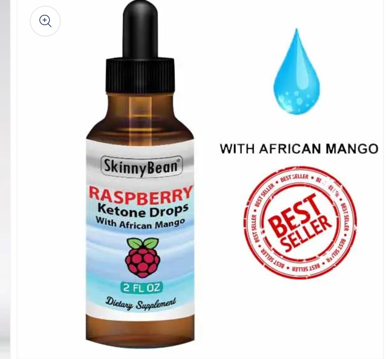 Raspberry Keto Drops by Skinny Bean®
