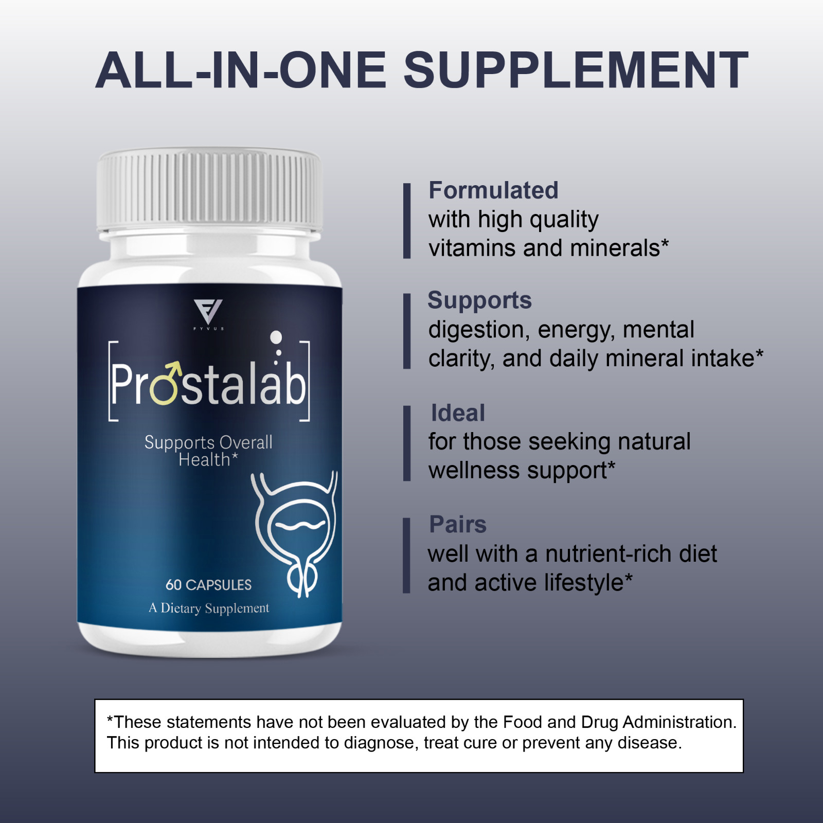 Prostalab Supports Overall Health, Prosta Lab Pills (60 Capsules)