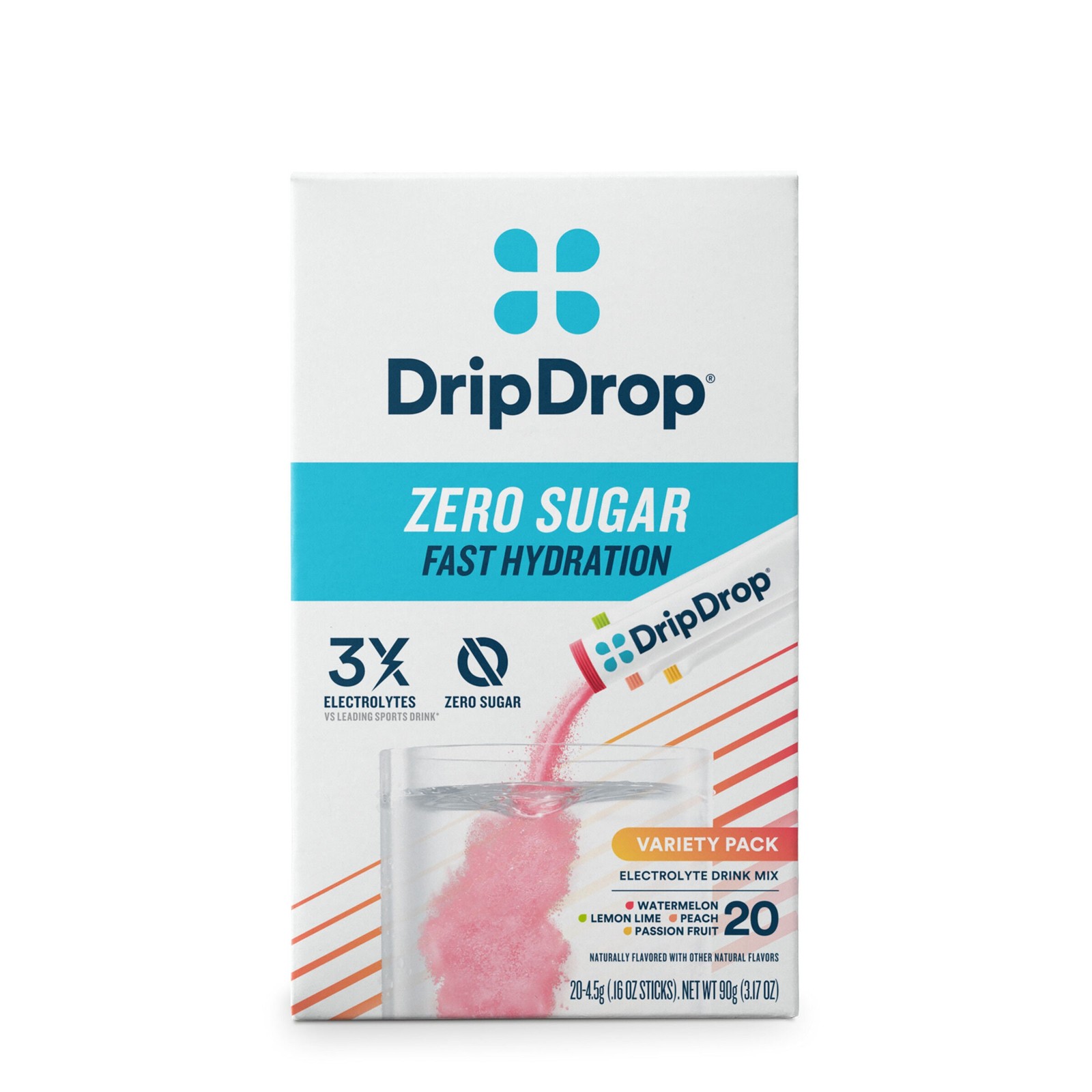 Zero Sugar Electrolyte Drink Mix – Variety (20 Stick Packs)