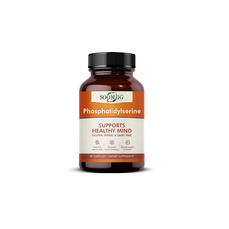 Soomiig Phosphatidylserine 120mg, 120 Capsules, Soy Free