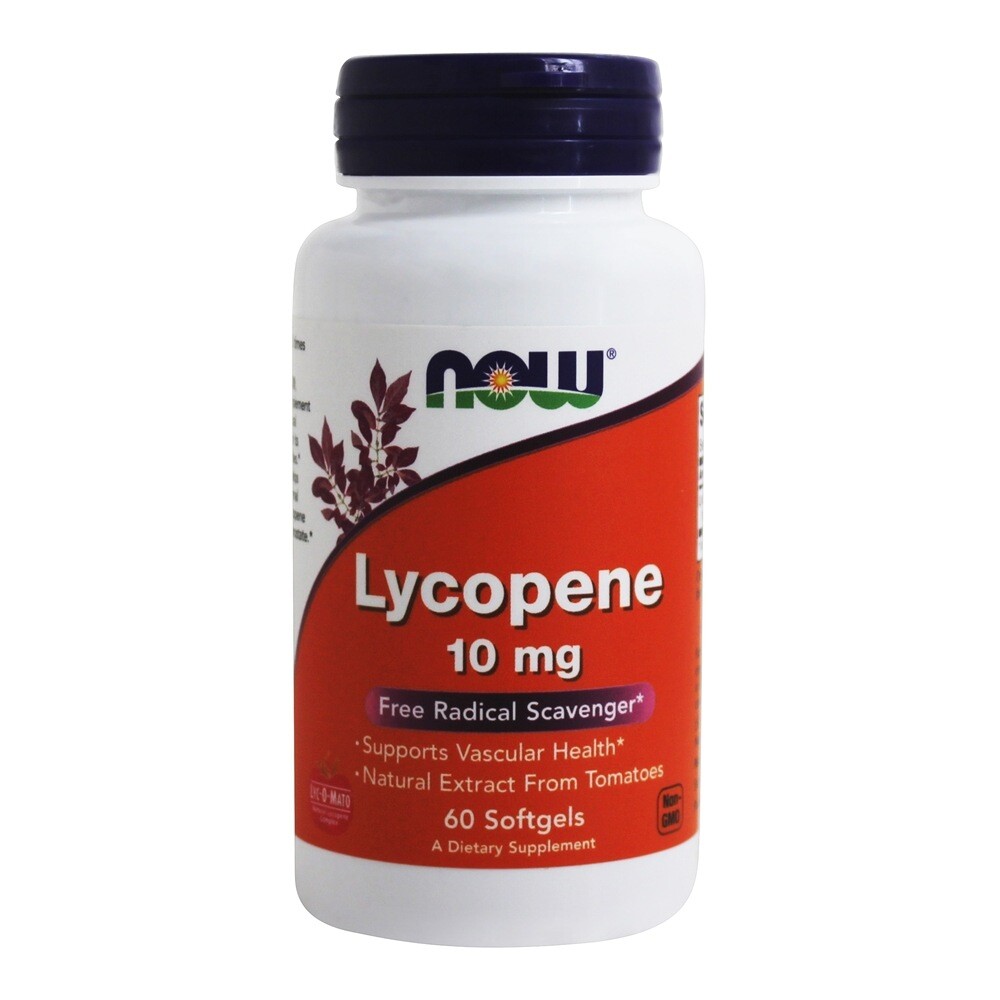 NOW Foods Lycopene 10 mg., 60 Softgels