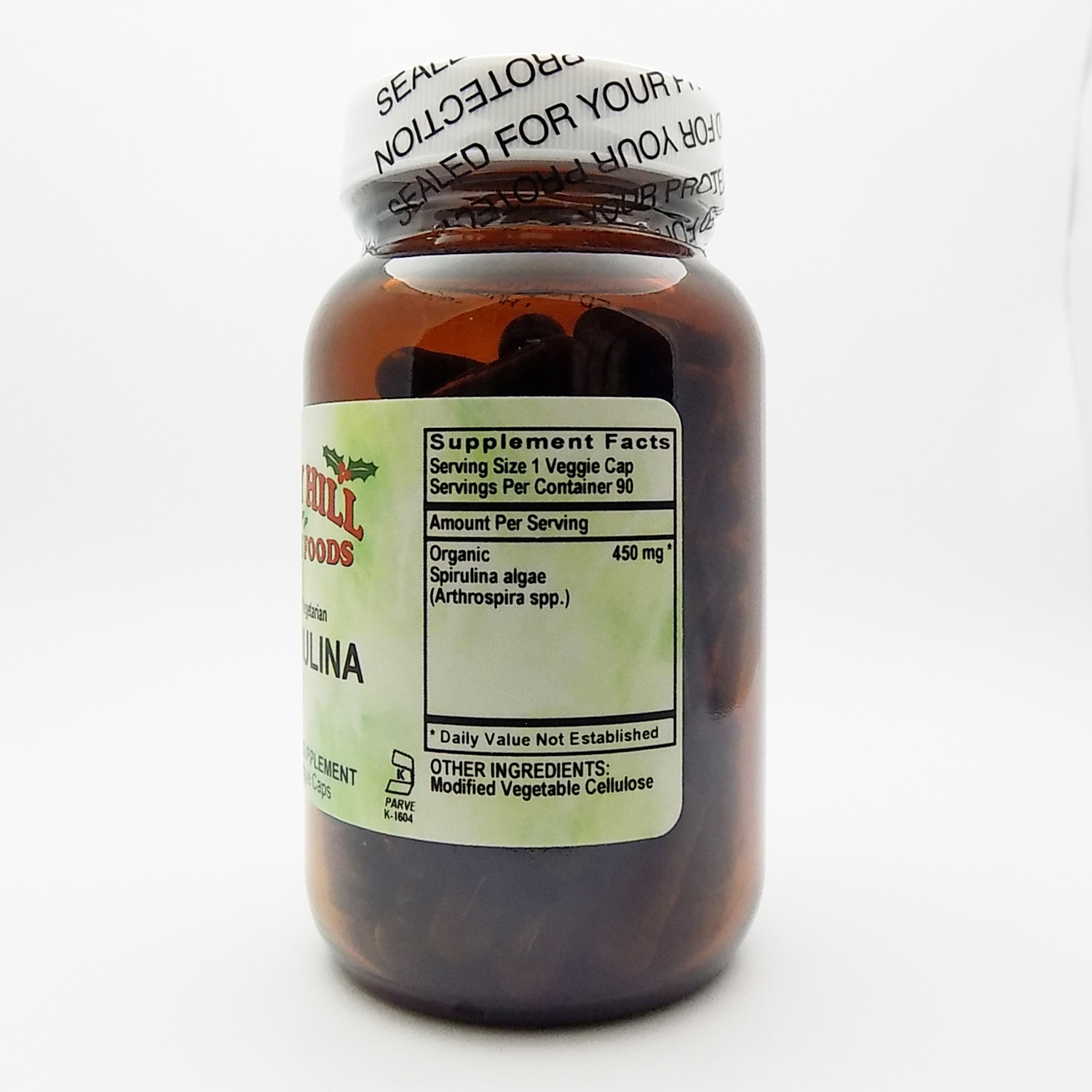 Holly Hill Health Foods, Spirulina, 90 Vegetarian Capsules