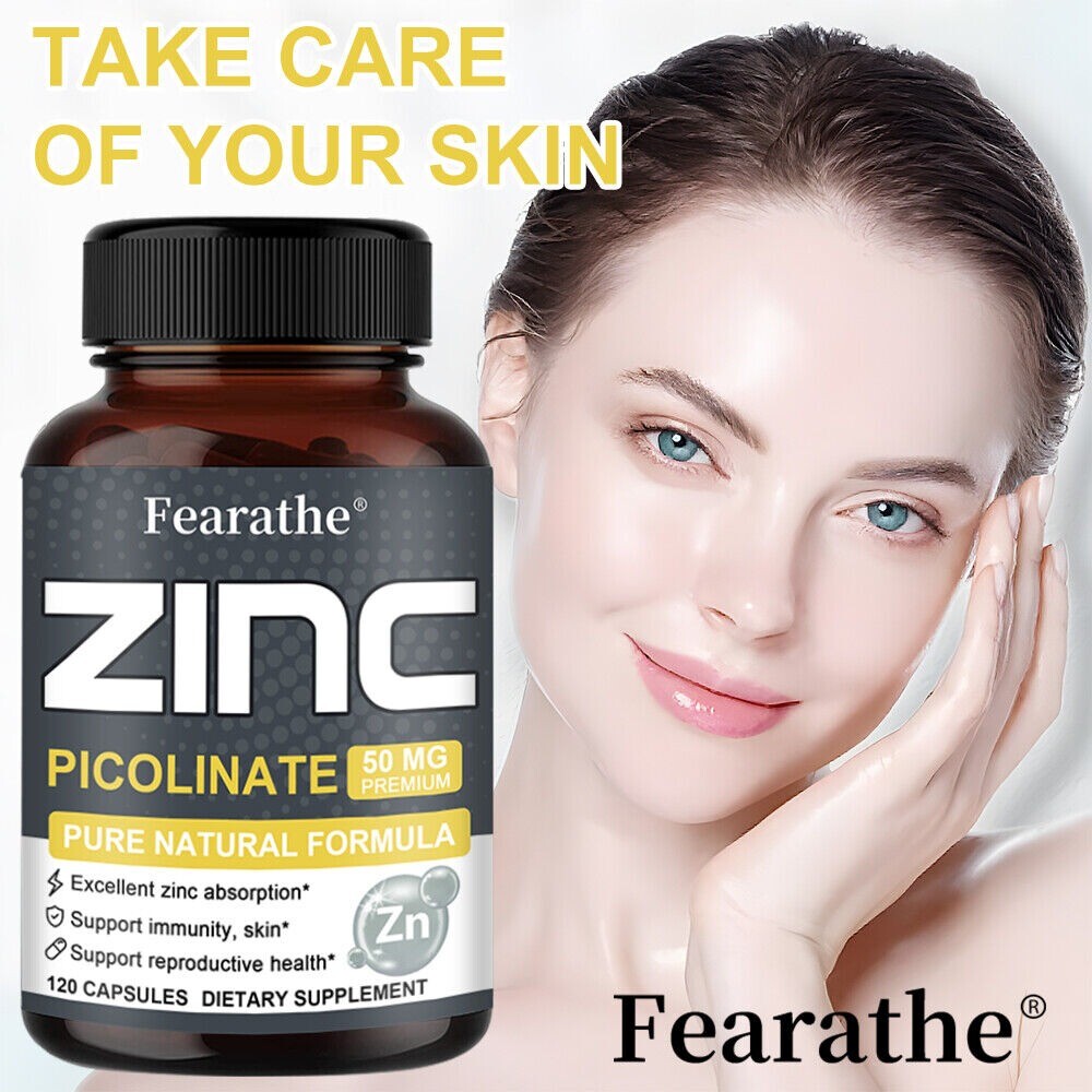 Zinc Picolinate 50mg | 30 To 120 Capsules | High Potency, Non-GMO
