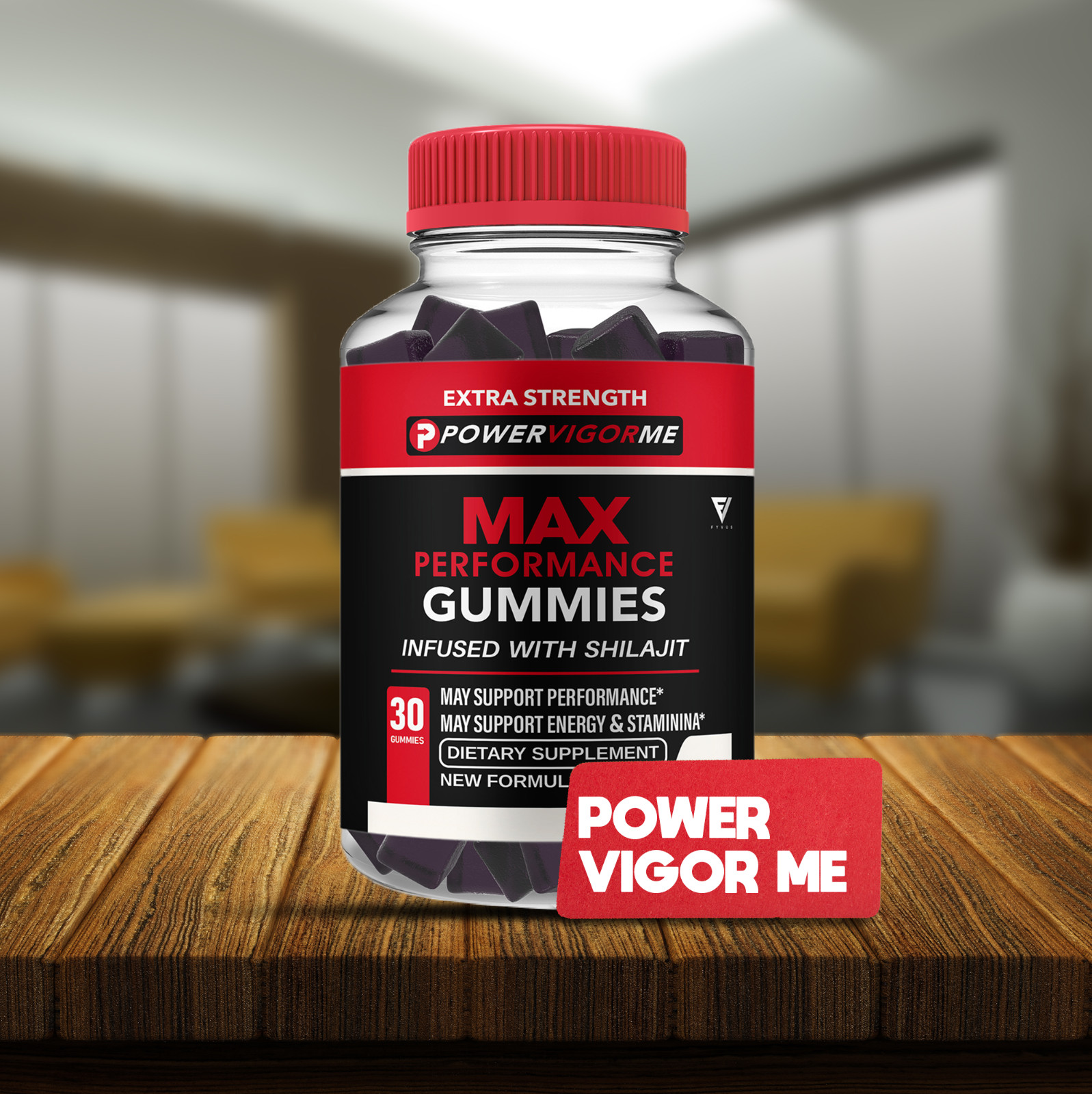 (2 Pack) Power Vigor Me Gummies PowerVigor Me Performance Gummy (2 Month Supply)