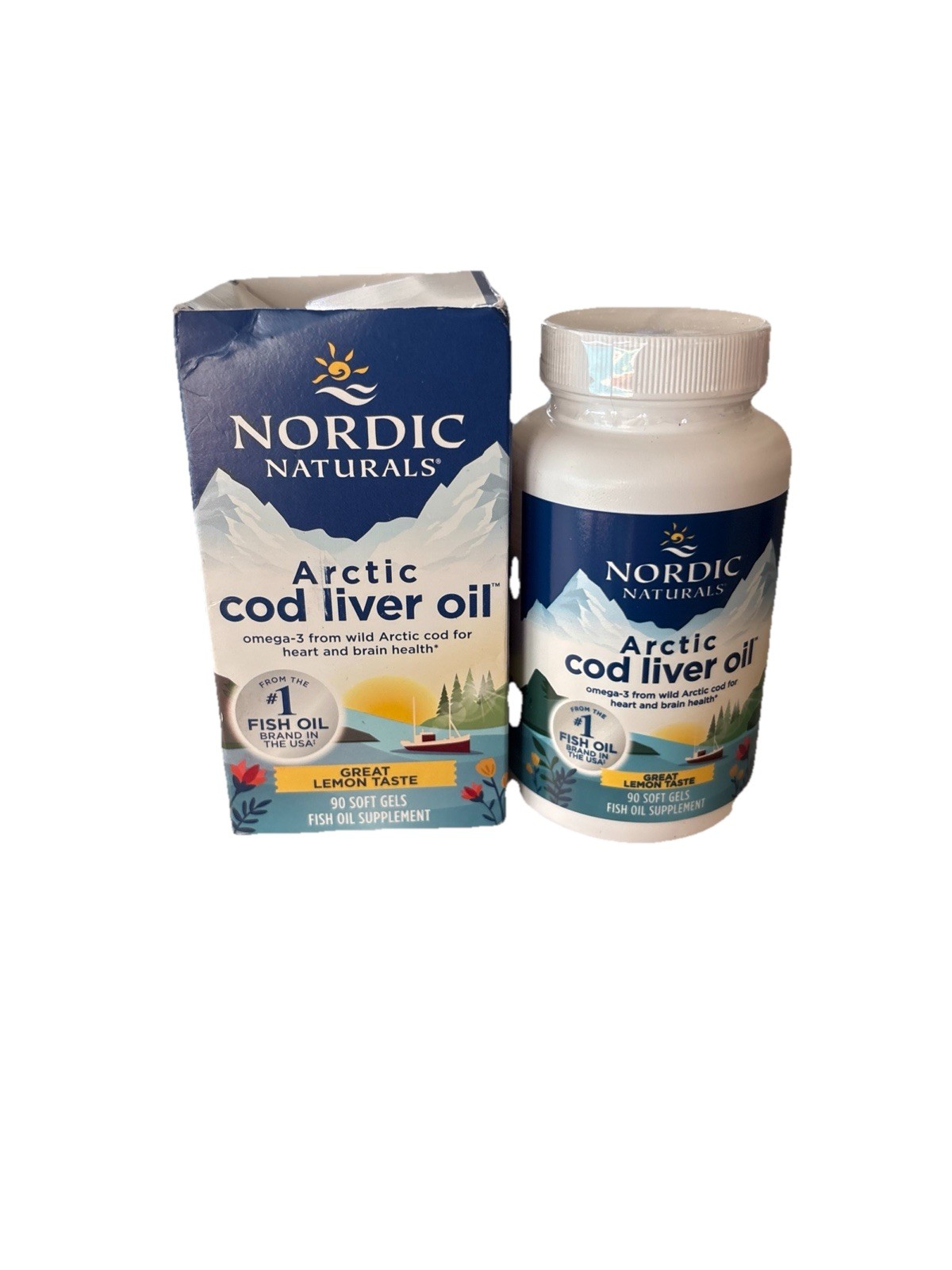 Nordic Naturals Arctic CLO – All Natural Cod Liver Oil Soft Gels, Lemon, 90 Ct