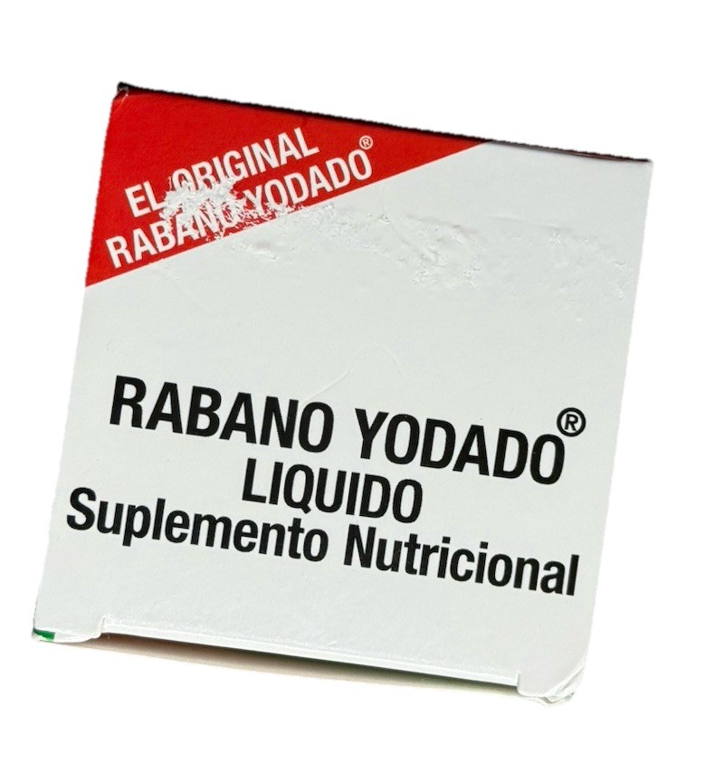 Rabano Yodado Liquid Dietary Supplement, El Salvador, 8 Fl Oz / 237 ml