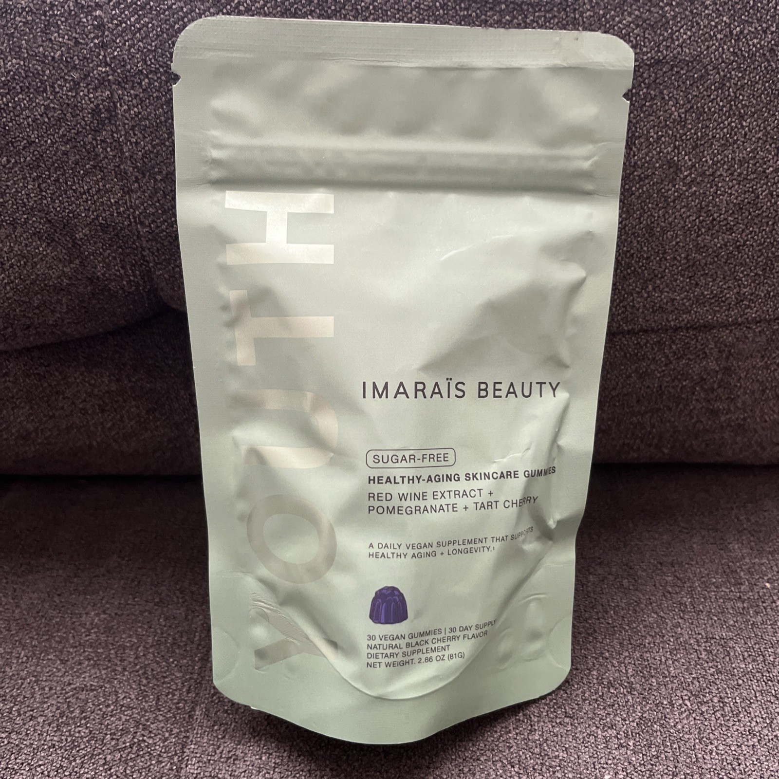 Imarais Beauty Youth Anti-Aging Vegan Gummies for Wrinkles & Discoloration 10/26