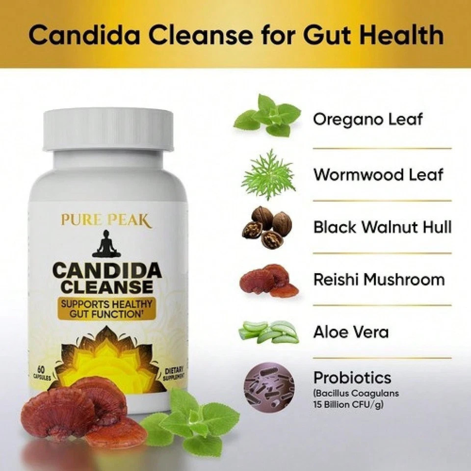 Candida – and Cleanse Gut Colon Support