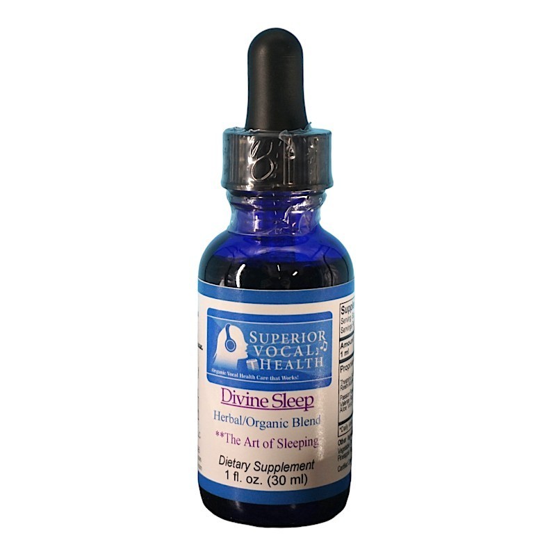 Superior Vocal Health DIVINE SLEEP Herbal/Organic Sleep System for Singers