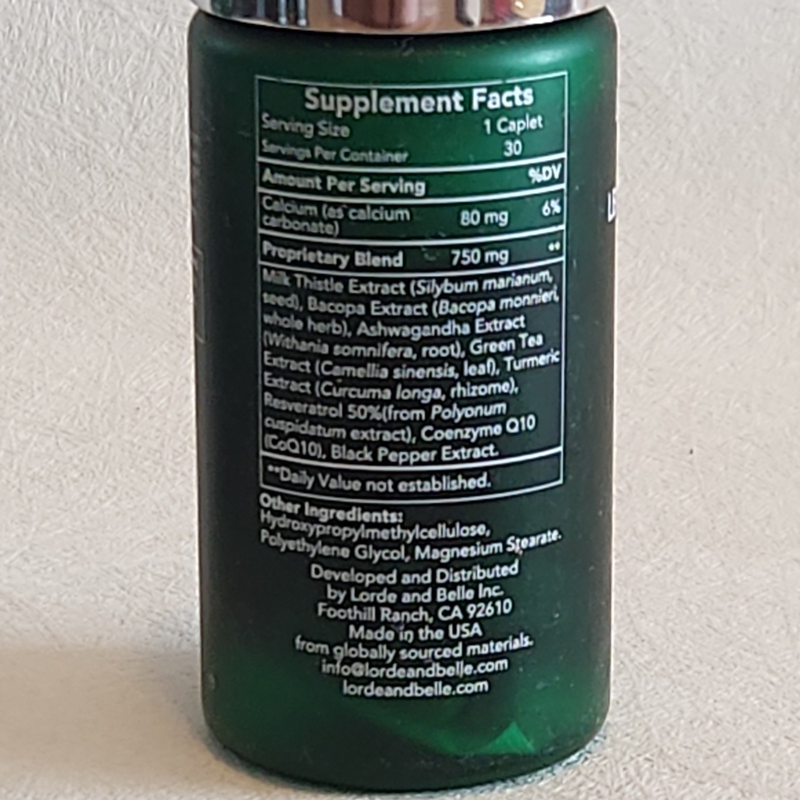 4 Pack LORDE + BELLE LB Optimizer 3.0 Activating Compounds 30 Caplets