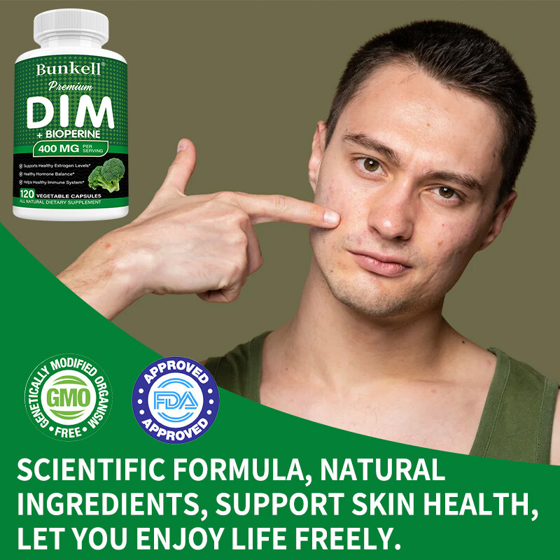 Diindolylmethane DIM 400mg Estrogen Blocker 30/60/120 Vegan Capsules