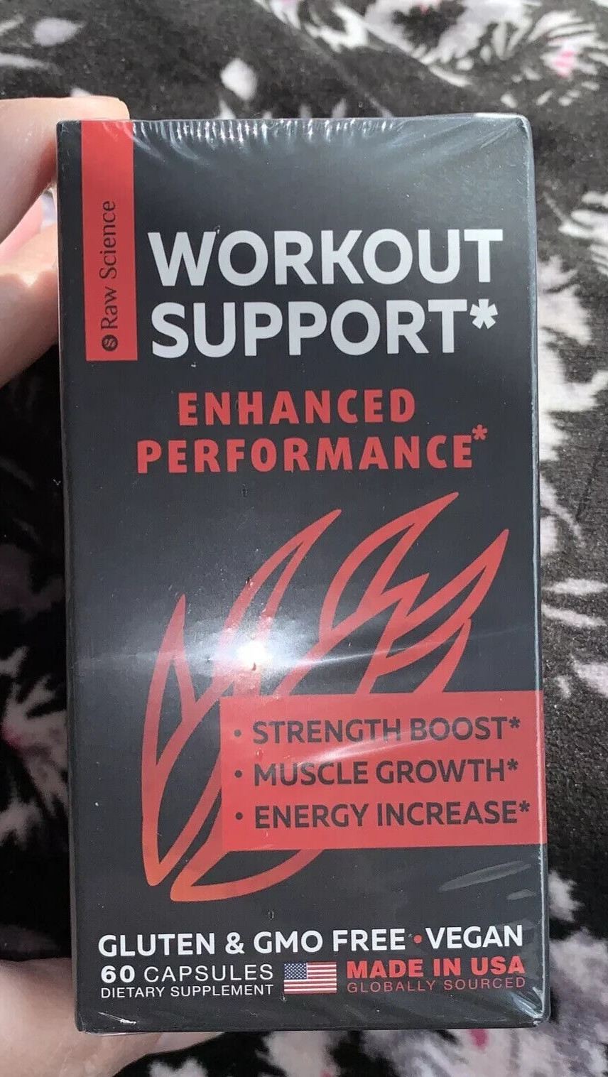 Raw Science Fadogia Agrestis Workout Support Enhanced Boost NEW Sealed Vegan