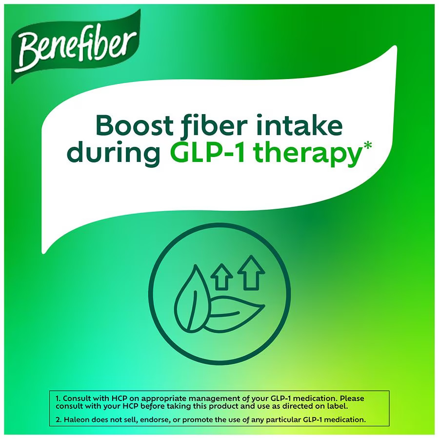 Benefiber Prebiotic Fiber + Supergreens, Watermelon Lemonade, 8.8 Oz, exp1/2027