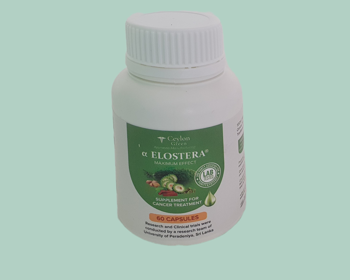 α-Elostera, Bitter Melon, Daily Dietary Supplements,60 Capsules, Free Shipping