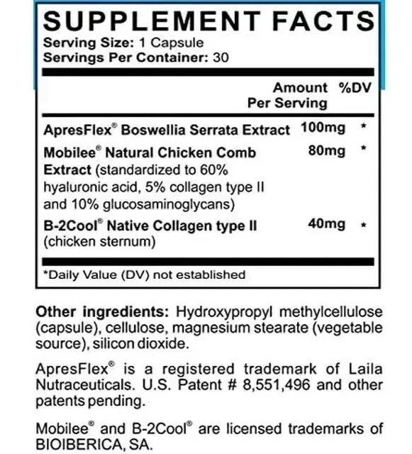 PACK OF 2 – Fisico Arthrozene Natural Joint Health Supplement 30 Capsules – NEW.