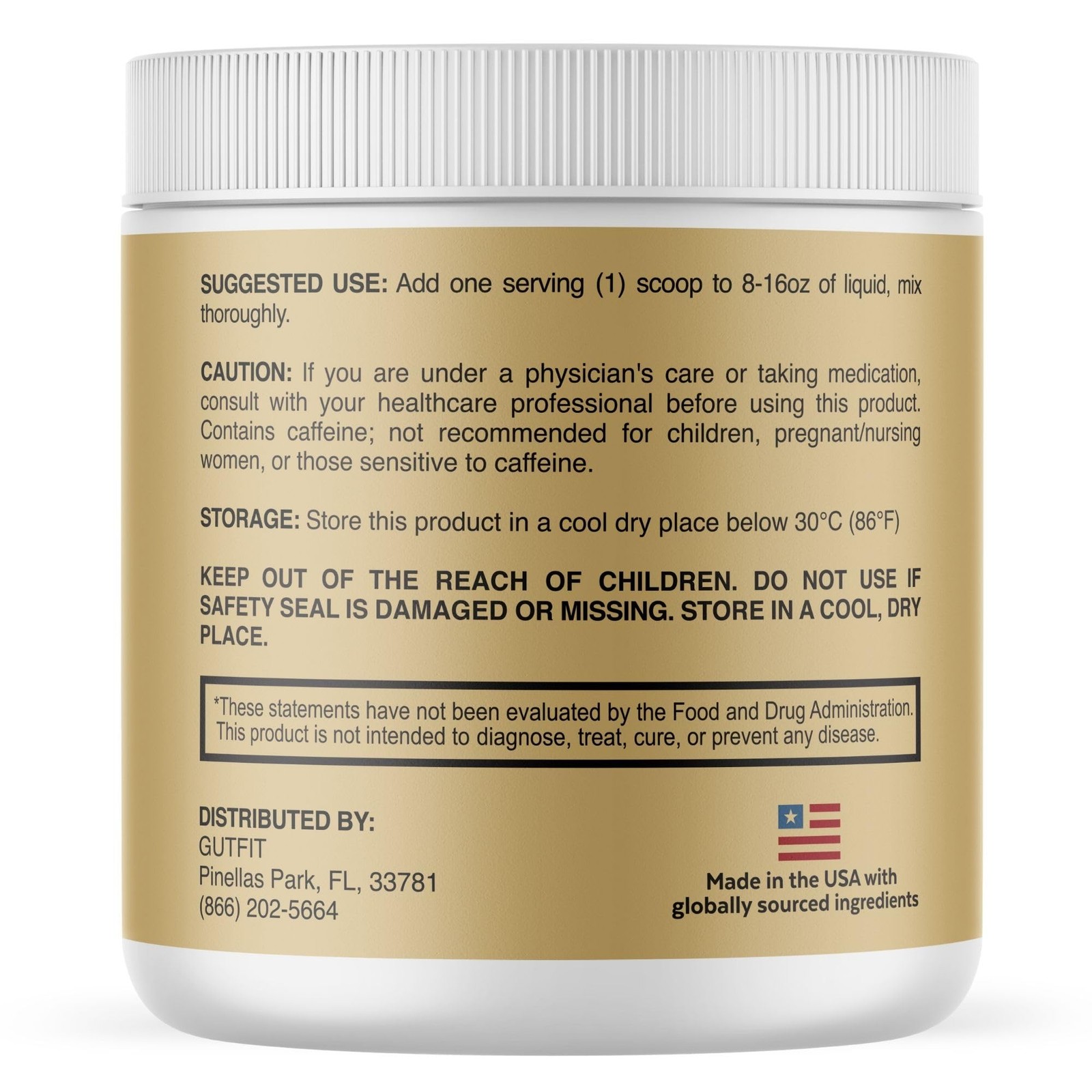 Valdivia Gutfit Daily Wellness Supplement Made in USA Premium Support
